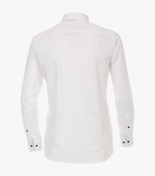 Camasa bumbac barbati CASA MODA Modern Fit uni alba [2]