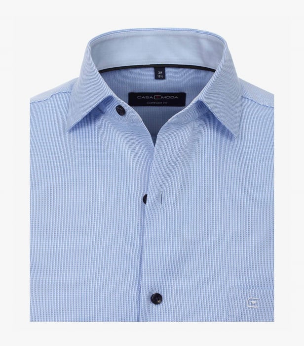 Camasa bumbac barbati CASA MODA ComfortFit bleu print [3]