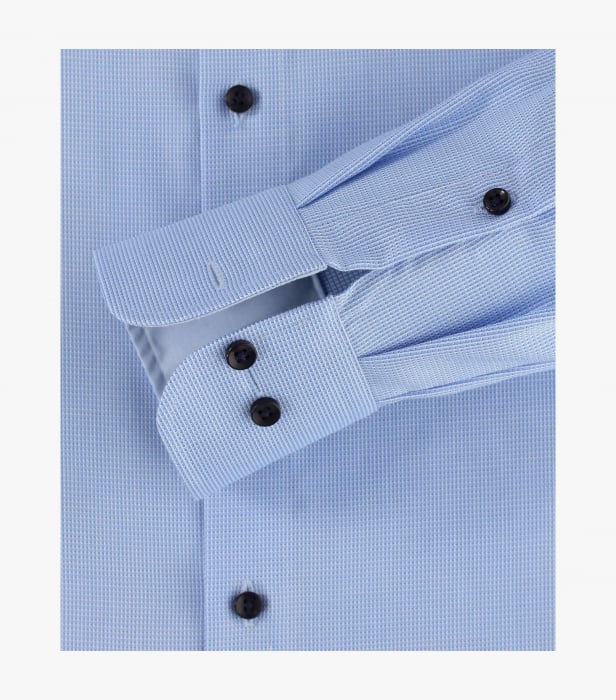 Camasa bumbac barbati CASA MODA ComfortFit bleu print [4]