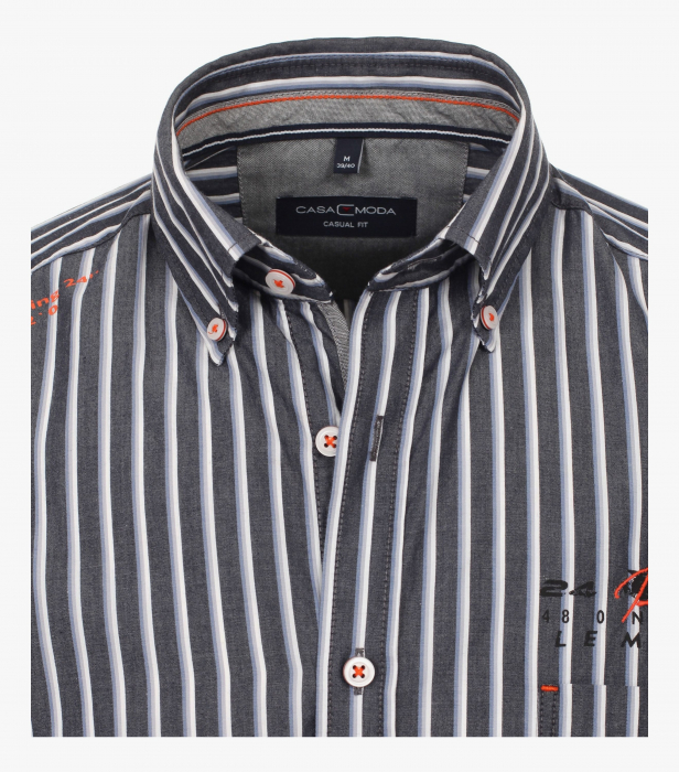 Camasa bumbac barbati CASA MODA Racing CasualFit dungi [3]
