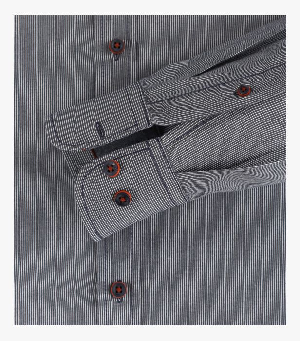 Camasa bumbac barbati CASA MODA CasualFit Vancouver dungulite bleumarin [6]