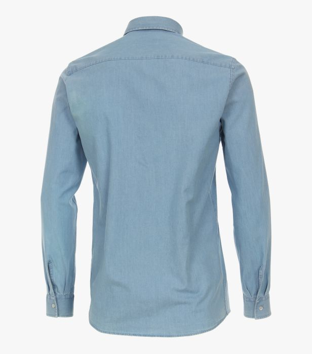 Camasa bumbac stil blugi CASA MODA bleu [2]