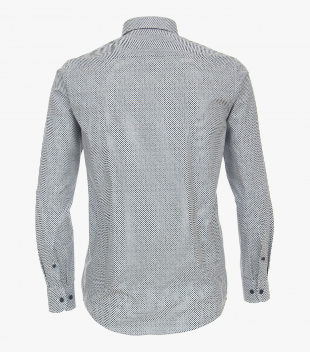 Camasa bumbac barbati CASA MODA CasualFit albastru cerculete [3]