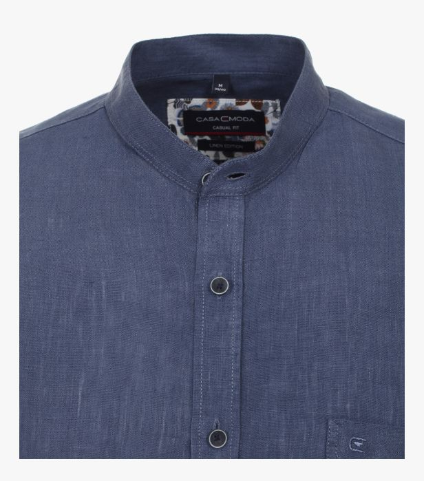 Camasa in tunica barbati CASA MODA CasualFit bleumarin [2]