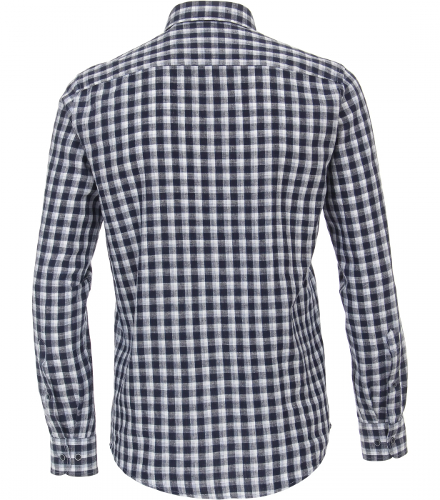 Camasa in/bumbac barbati CASA MODA CasualFit bleumarin carouri [4]
