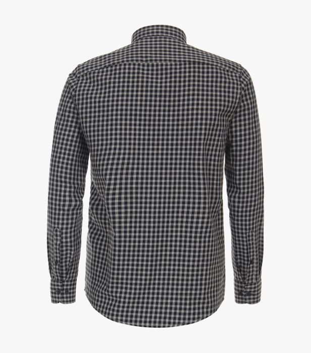 Camasa bumbac barbati CASA MODA CasualFit bleumarin patratele [2]