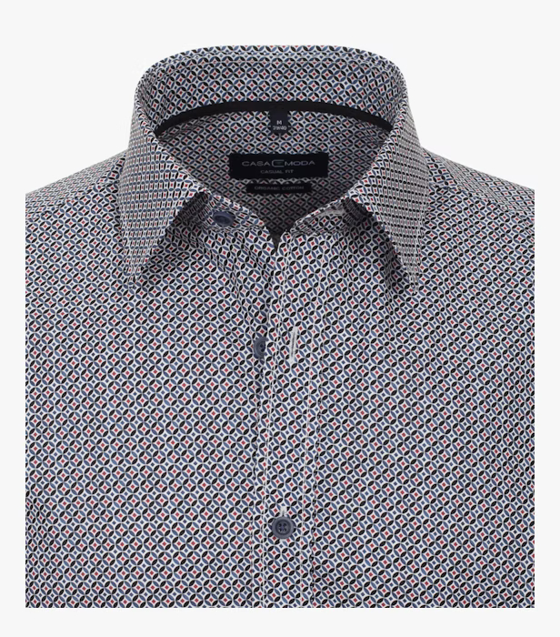 Camasa bumbac barbati CASA MODA CasualFit cerculete albastru [3]