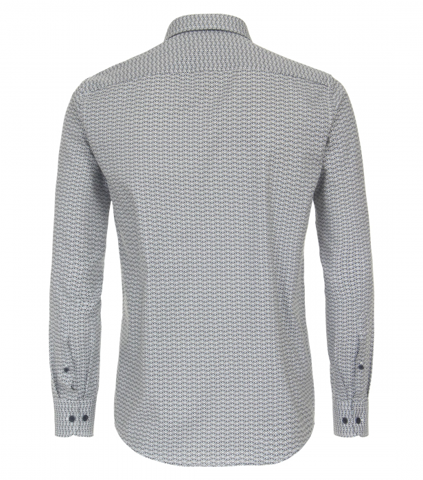 Camasa bumbac barbati CASA MODA CasualFit rombulete bleumarin [4]