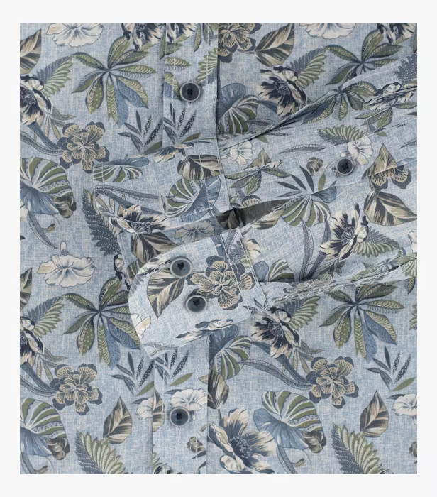 Camasa in/bumbac barbati CASA MODA bleu print floral [4]