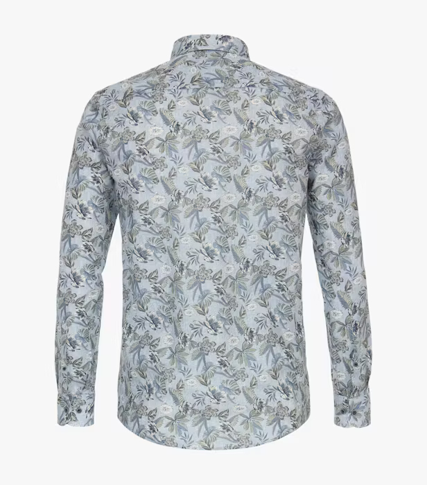 Camasa in/bumbac barbati CASA MODA bleu print floral [2]