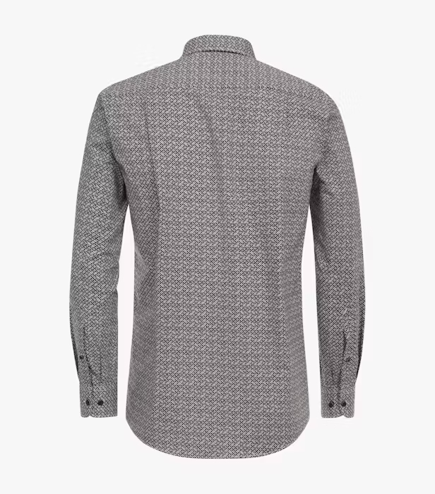 Camasa bumbac barbati CASA MODA ComfortFit rosu cerculete [2]