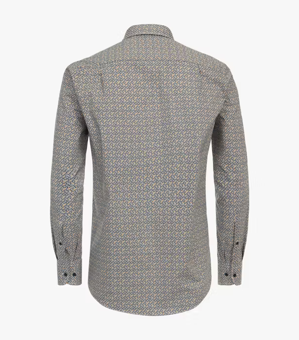 Camasa bumbac barbati CASA MODA ComfortFit galben cerculete [2]