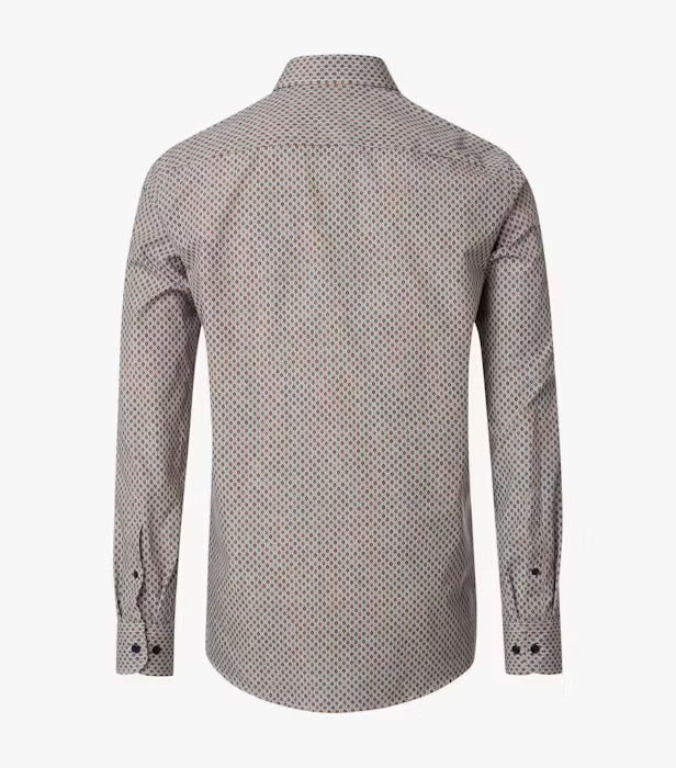 Camasa bumbac barbati CASA MODA CasualFit  verde romburi [2]