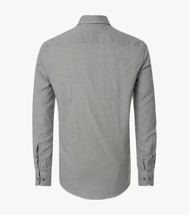 Camasa bumbac barbati CASA MODA CasualFit  patratele verde [2]