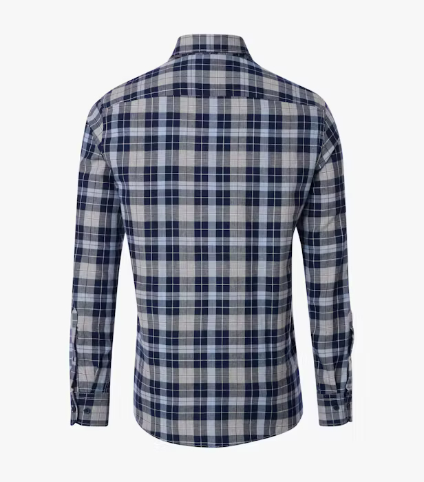 Camasa flanel bumbac barbati CASA MODA carouri gri/albastru [2]