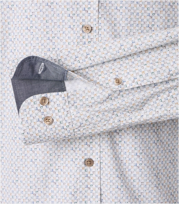 Camasa bumbac CASA MODA barbati Casual bej [4]