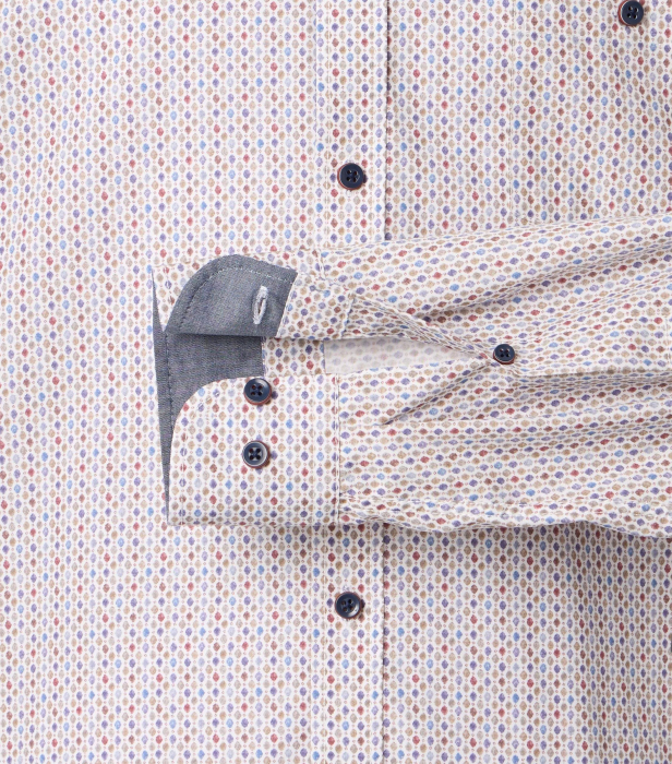 Camasa bumbac oxford barbati CASA MODA CasualFit multicolor cerculete [4]