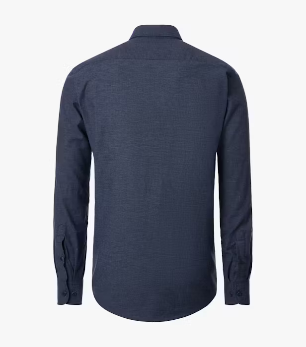 Camasa bumbac barbati CASA MODA CasualFit bleumarin melanj [2]