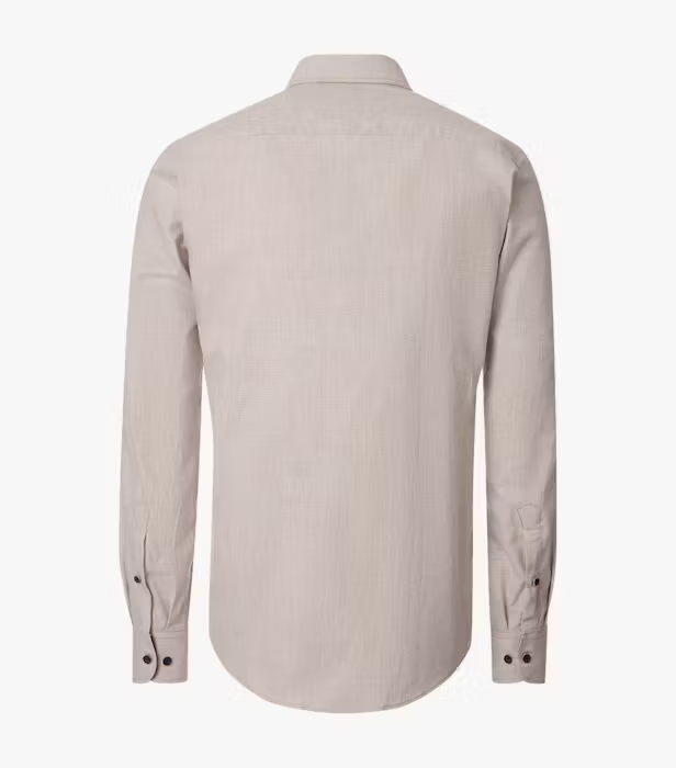 Camasa bumbac barbati CASA MODA CasualFit bej melanj [2]