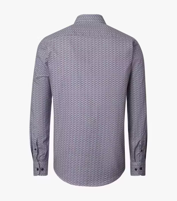 Camasa bumbac barbati CASA MODA CasualFit  multicolor hexagoane [2]