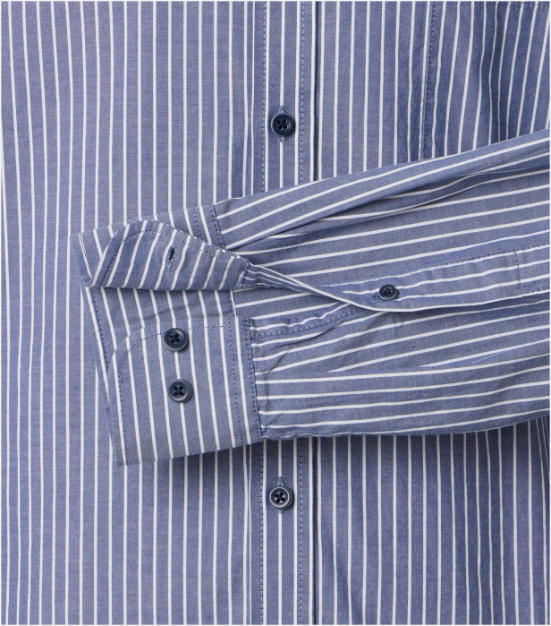 Camasa bumbac oxford barbati CASA MODA CasualFit dungulite albastru [4]