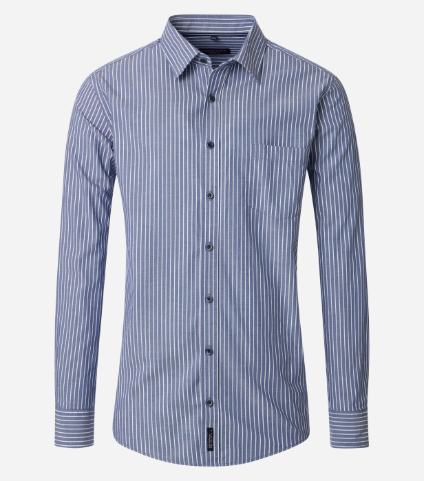 Camasa bumbac oxford barbati CASA MODA CasualFit dungulite albastru [1]