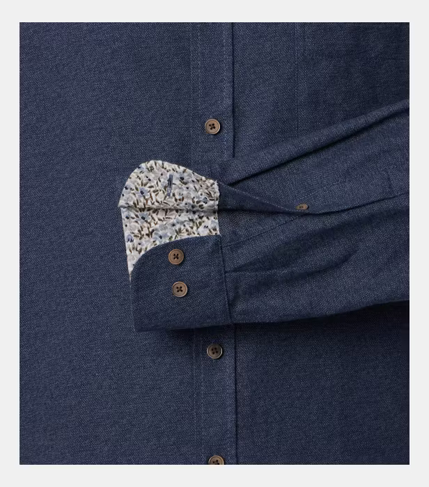 Camasa bumbac barbati CASA MODA CasualFit bluemarin [4]