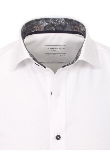 Camasa bumbac barbati CASA MODA Casual Fit alb [3]