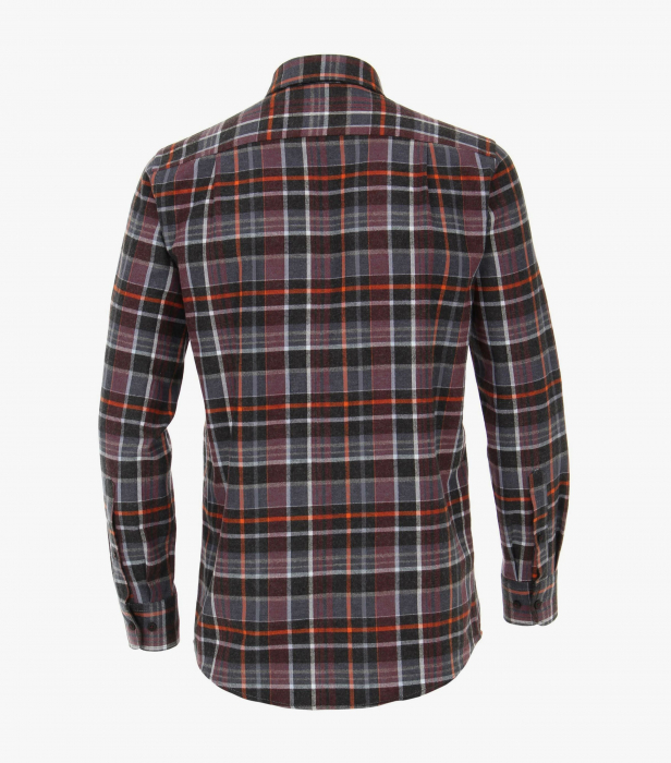 Camasa flanela barbati CASA MODA Comfort Fit carouri visinii [2]