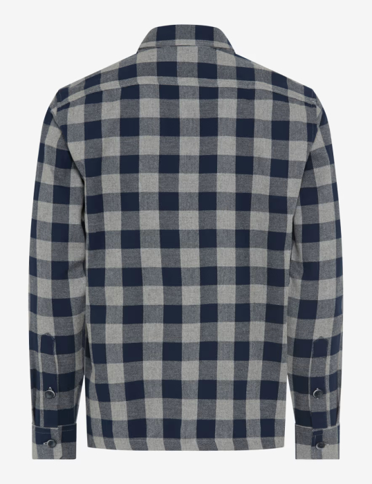 Camasa overshirt bumbac barbati BRAX KAY bleumarin carouri [2]
