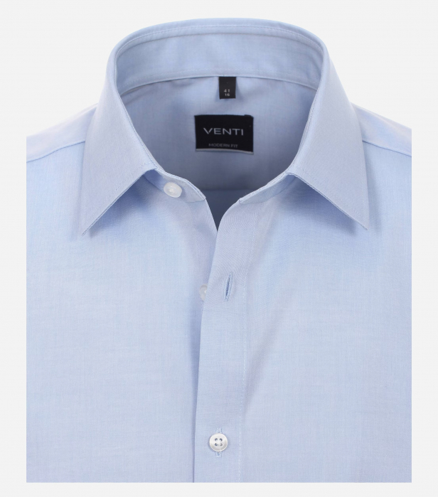 Camasa maneca scurta bumbac barbati VENTI ModernFit 001620 bleu [3]