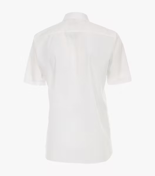 Camasa maneca scurta bumbac barbati CASA MODA 008530 ModernFit alb [2]