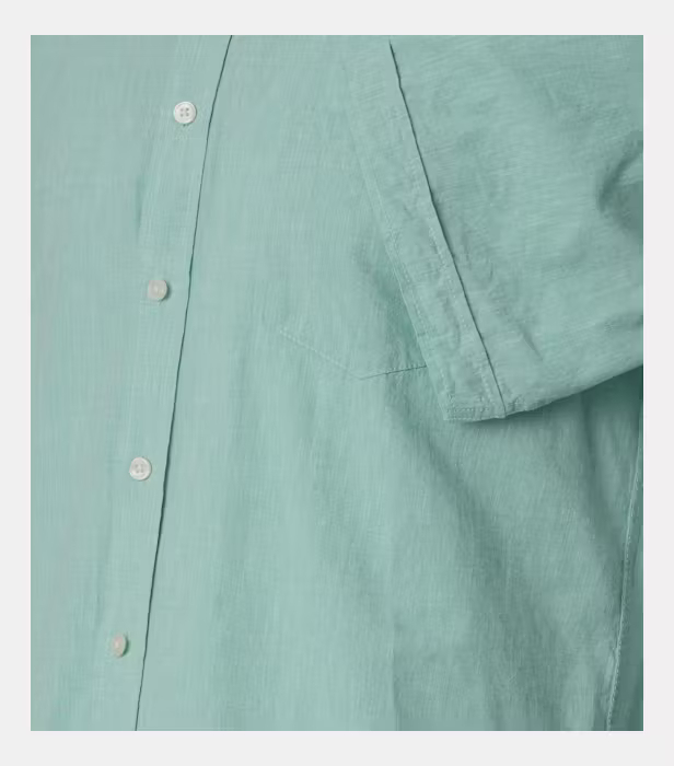 Camasa bumbac/in maneca scurta barbati CASA MODA verde deschis [4]