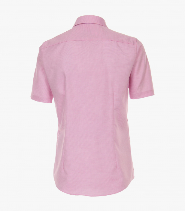 Camasa bumbac barbati maneca scurta VENTI Modern Fit roz [2]