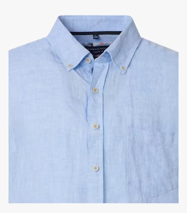 Camasa in maneca scurta barbati CASA MODA bleu [3]