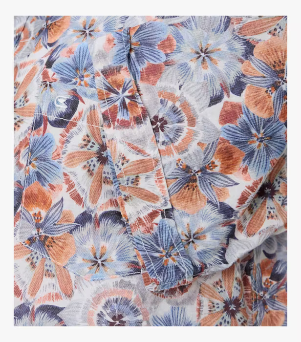 Camasa in/bumbac barbati CASA MODA portocaliu/a;bastru print floral [4]