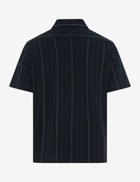 Camasa maneca scurta bumbac barbati  BRAX LUKE S  bleumarin dungulite [2]