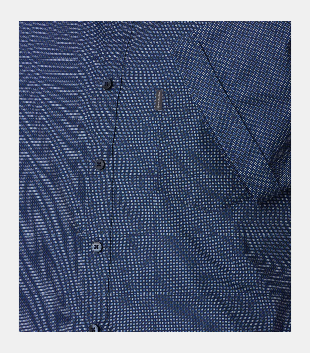 Camasa maneca scurta bumbac barbati CASA MODA CasualFit bleumarin cerculete [4]