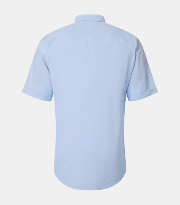 Camasa maneca scurta in/bumbac barbati CASA MODA CasualFit bleu [2]