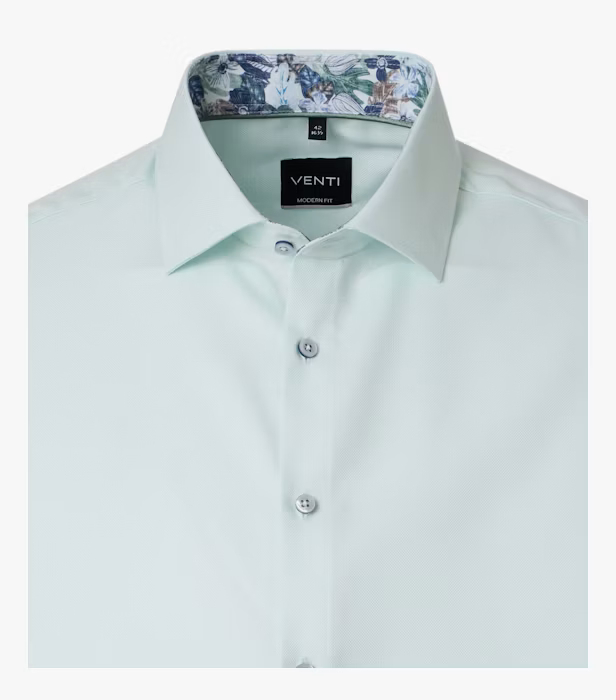 Camasa bumbac oxford barbati VENTI verde deschis [2]