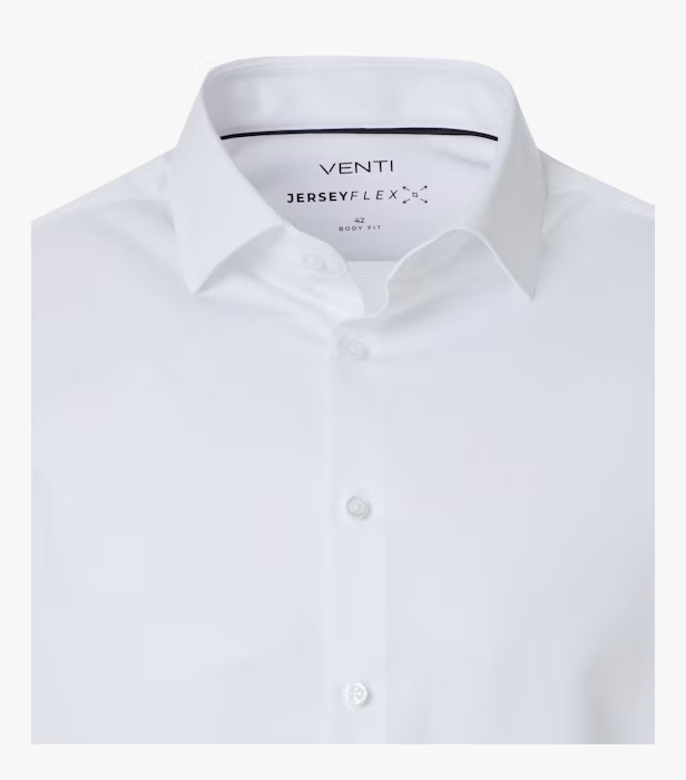Camasa Jerseyflex barbati VENTI BodyFit  alb [2]