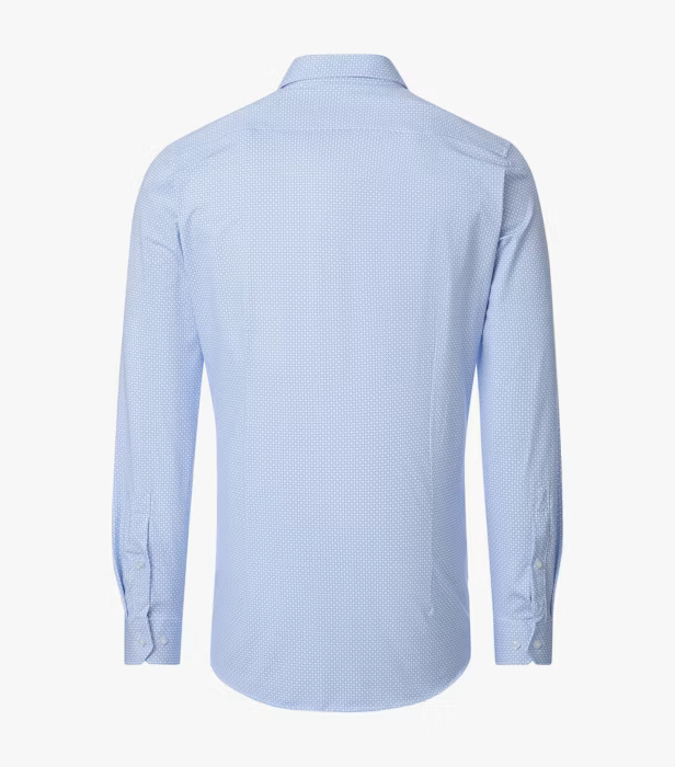 Camasa Jerseyflex barbati VENTI BodyFit albastru punctulete [3]