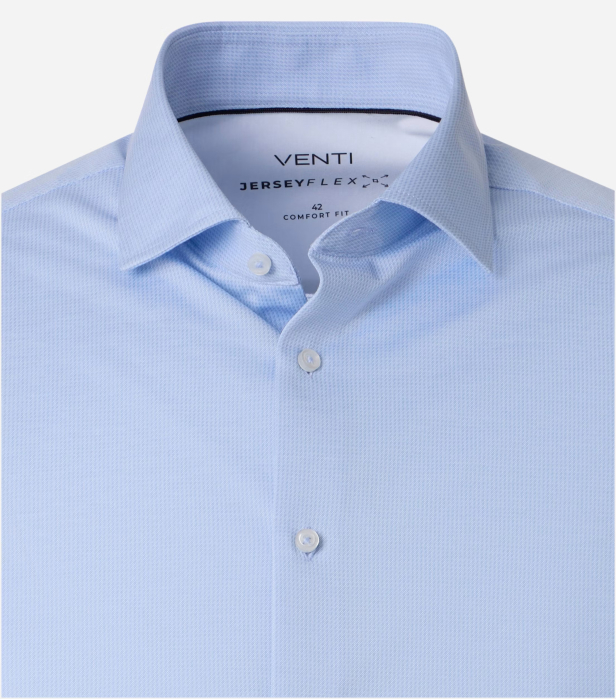 Camasa Jerseyflex barbati VENTI ComfortFit bleu [3]