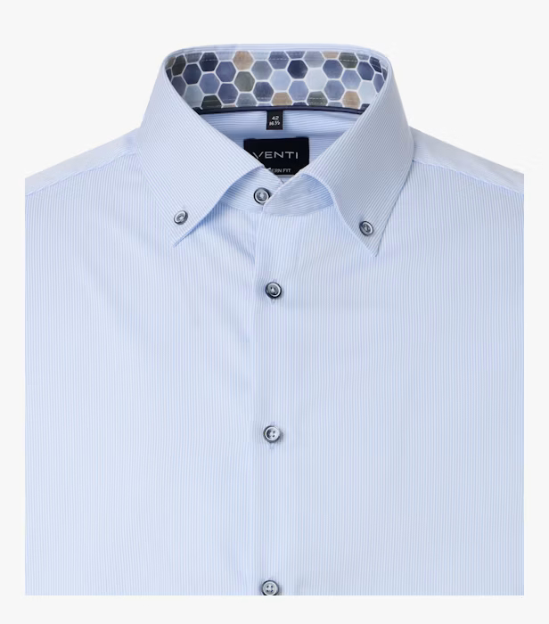 Camasa bumbac barbati VENTI ModernFit bleu [3]