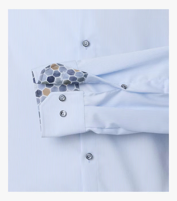 Camasa bumbac barbati VENTI ModernFit bleu [4]