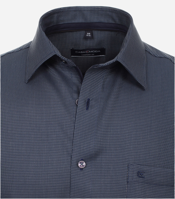Camasa bumbac barbati CASA MODA ComfortFit bleumarin [3]
