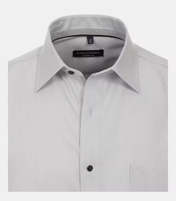 Camasa bumbac barbati CASA MODA ComfortFit gri deschis [3]