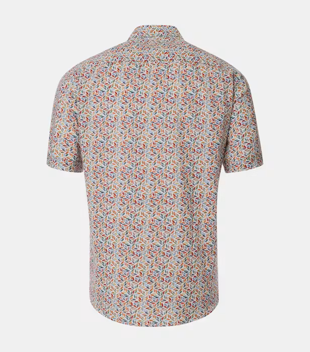 Camasa in/bumbac barbati CASA MODA CasualFit multicolor frunze [2]