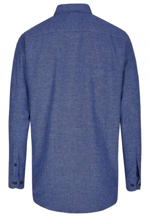 Camasa flanel bumbac DANIEL HECHTER Regular Fit bleumarin print [2]