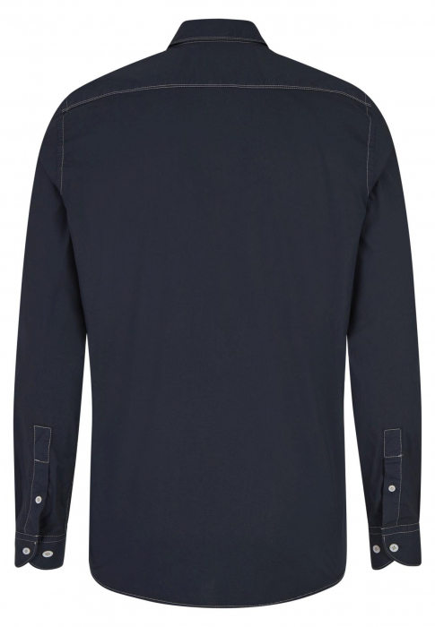 Camasa casual barbati DANIEL HECHTER bleumarin uni [2]